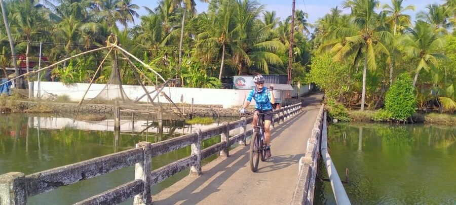 Fort Kochi Beach and Backwater eBike/Cycling Tour (Half Day) - The route’s secret ingredient: shrimp farms and sandbank lanes
