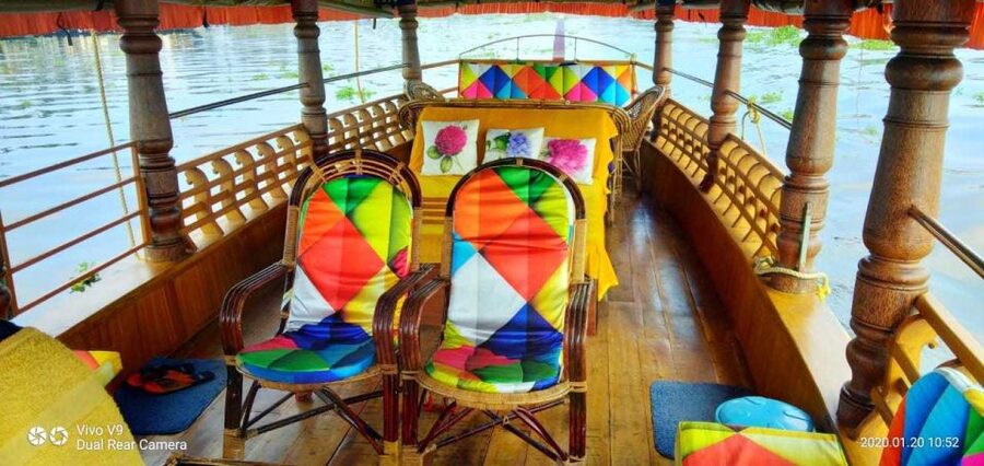 From Cochin Port: Backwater Cruise and Chinese Nets - Alleppey Waterways: Paddy Fields, Palms, and Village Edges