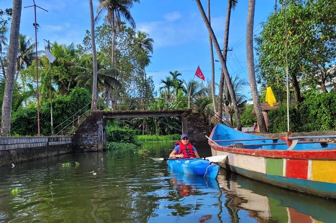 Kerala Backwater Village Kayaking Tour: Alleppey - Chennamkary: Paddy Canals and Village-Scale Life