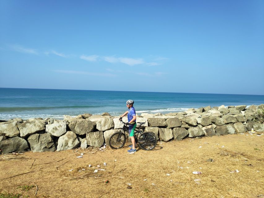 Kochi to Marari/ Kumarakom/ Alleppey eBike/Cycling Tour - Anthakaranazhi Beach stop: a quieter beat in the middle of the day