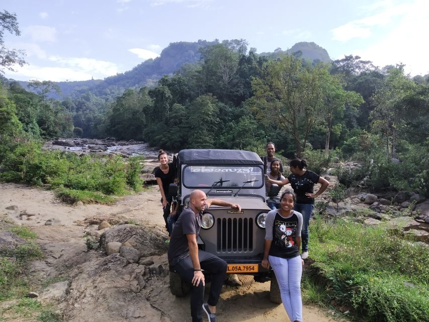 Munnar: Tea Garden and Elephant Safari Trip by 4x4 - 33 Waterfalls, a Hanging Bridge, and Off-Road Adventure Time