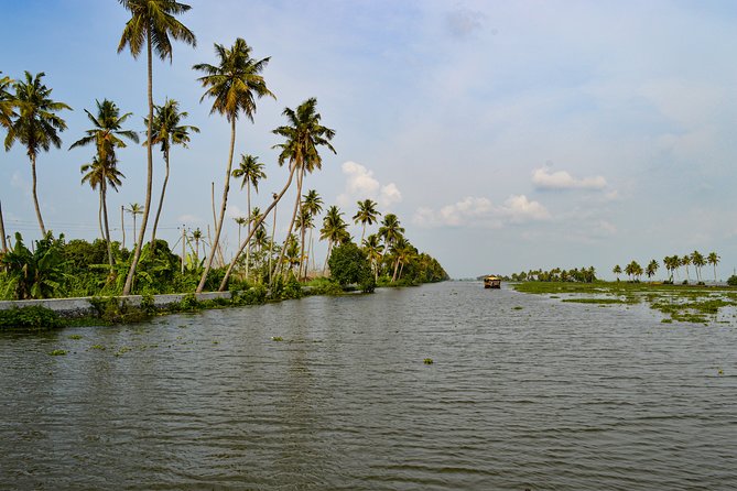 Private Alleppey Backwater Houseboat DayTour with Taxi from Kochi - Inside the Private Boat: Shade, Sundeck, and a Real Bathroom