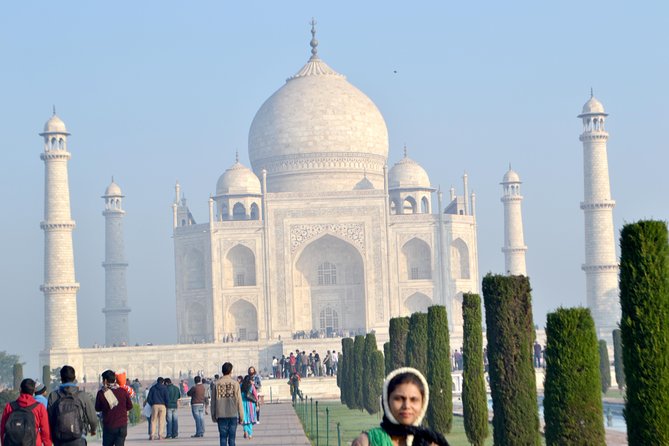 Taj Mahal Sunrise and Agra overnight Tour from Kochi with Flights - Day 1 in Agra: check in at Grand Mercure, then Mehtab Bagh at sunset